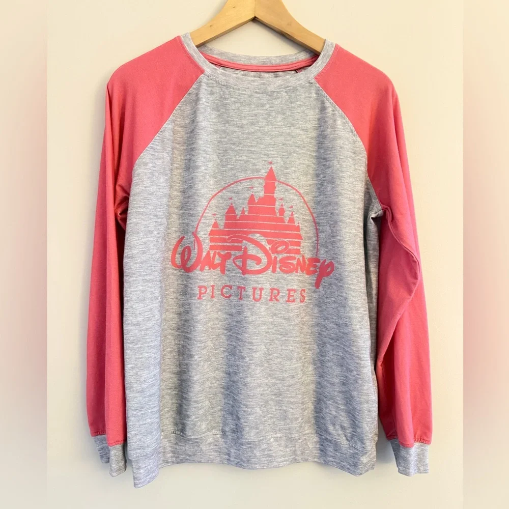 Disney Women’s Small Cotton Soft Comfortable Pajama Long Sleeve Shirt Top Casual - Picture 2 of 5